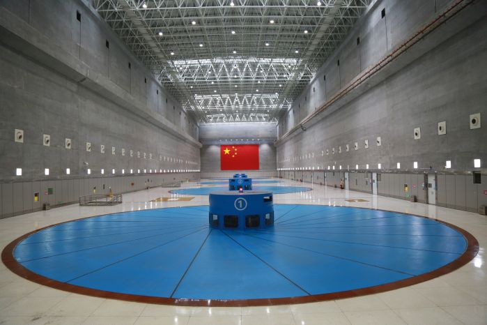 向家壩電站8臺機組2018年首次全開運行