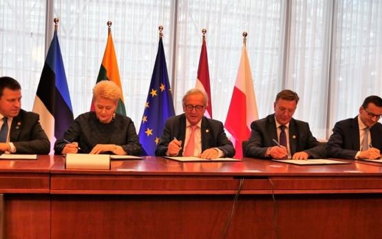 波羅的海電網同步協議在布魯塞爾簽署