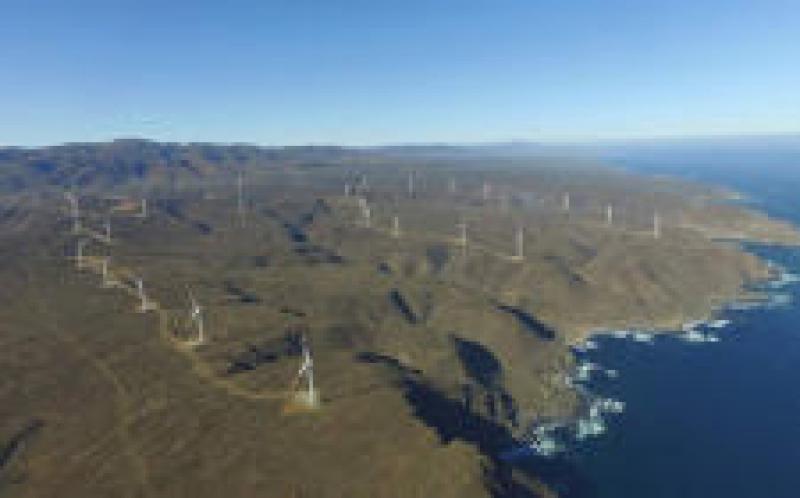 風在智利：Ovalle的風電場