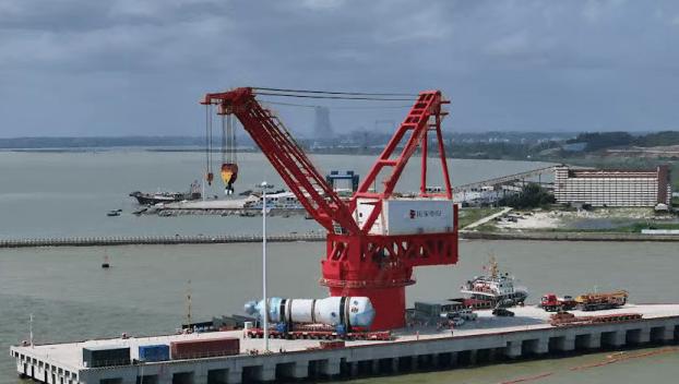 重量級“蒸汽管家”入駐,廉江核電1號機組關鍵設備運抵現場
