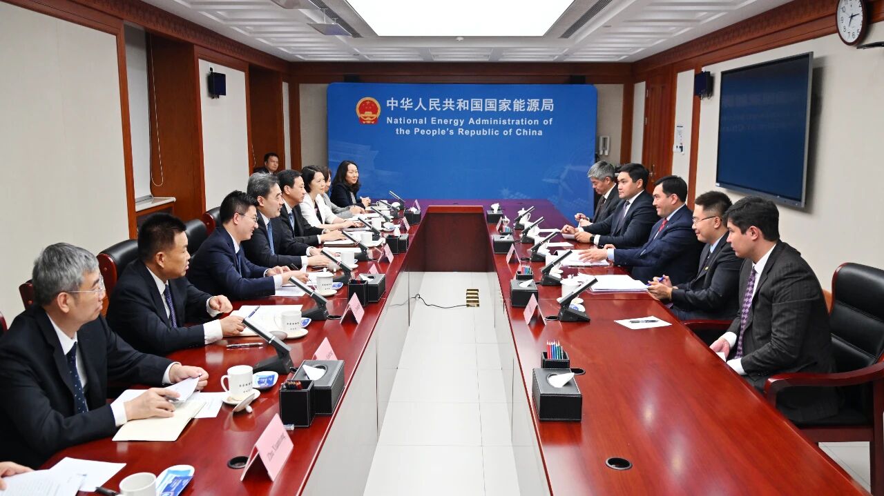 國家能源局主要負責(zé)人會見哈薩克斯坦能源部部長